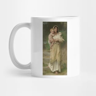 Les Agneaux by William-Adolphe Bouguereau Mug